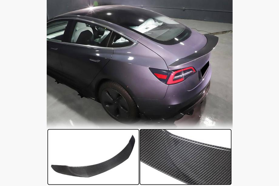 Tesla Model 3 2017– Spojler V1 (2017-2023, karbon) Image