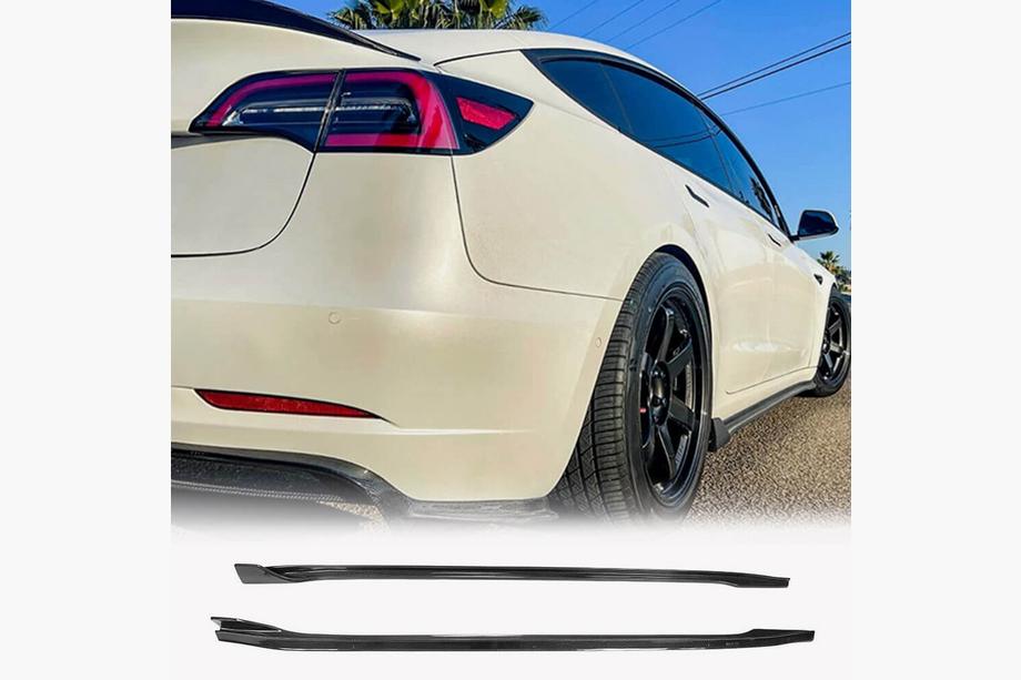 Tesla Model 3 2017– Obloge pragov Carbon V2 (2016-2022) Image