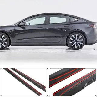 Obloge pragov V1 (2017-2023, Carbon) Tesla Model 3 2017– fotografija 2