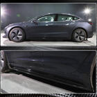 Tesla Model 3 2017– Dodatki pragov V4 (2017-2023, karbon) fotografija 5