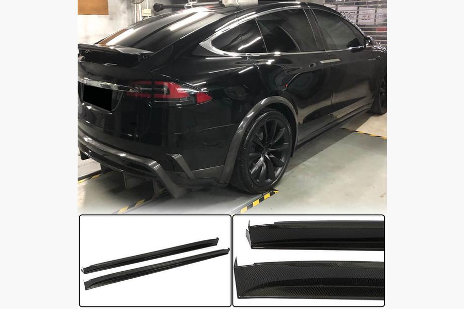 Tesla Model X 2015– Obloge pragov (2015-2021, Carbon) Image