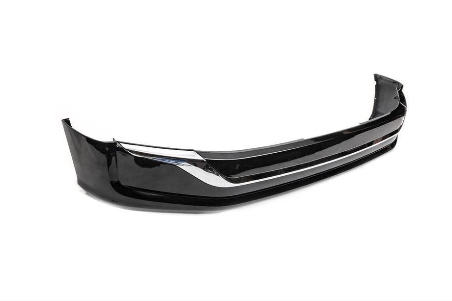 Toyota Land Cruiser 200 2007–2021 Sprednji lip spojler 2016↗ (Executive 2019) Črna barva Fotografija 8