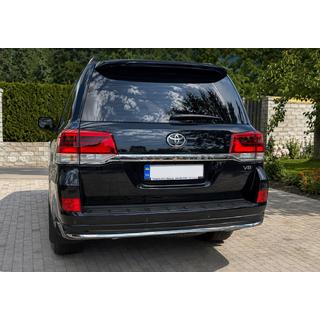 Zadnja obloga difuzorja s kromom 2016-2021 (Executive 2019/2021) Toyota Land Cruiser 200 2007–2021 fotografija 2