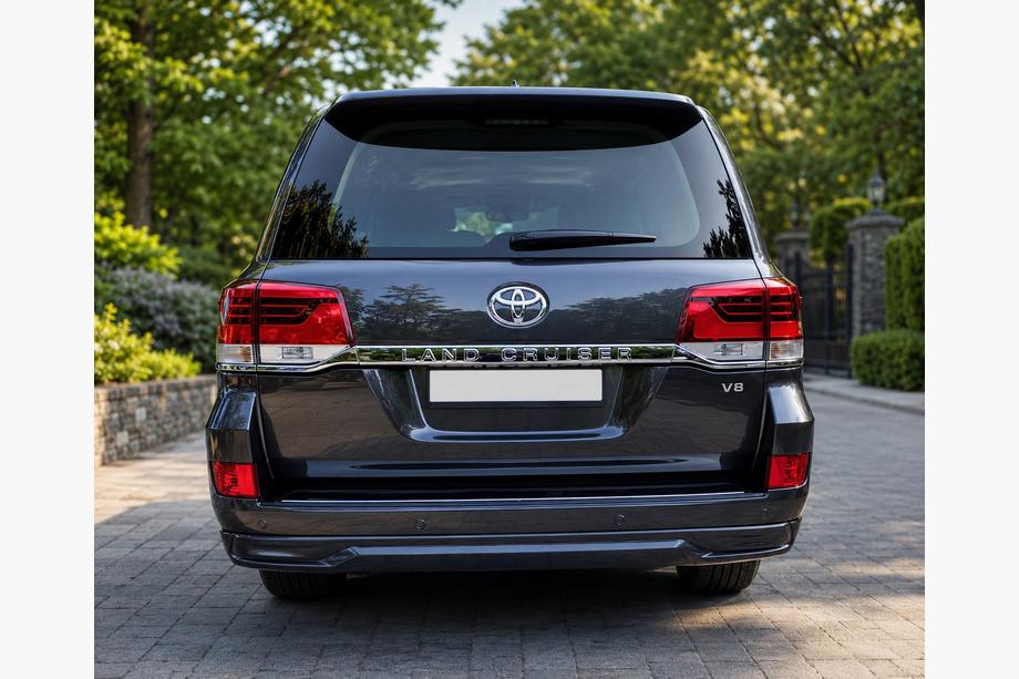 Toyota Land Cruiser 200 2007–2021 Zadnji difuzor 2016-2021 (Executive 2016) Bela barva Fotografija 2