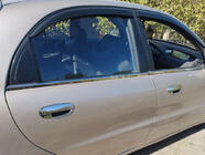 Chevrolet Lanos 1998–2017 Okenske obrobe (4 kosi, nerjavno jeklo) fotografija 1