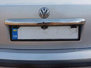 Volkswagen Passat B5 1997–2005 Okrasna letev nad registrsko tablico 1996-2001 (nerjaveče jeklo) fotografija 1