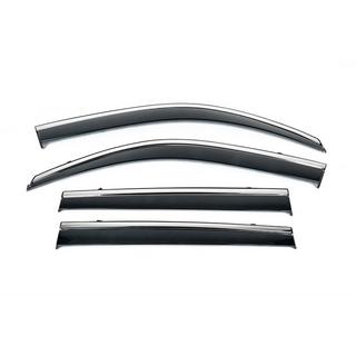 Deflektorji oken s kromiranim okrasnim trakom Niken Luxury (SD, 4 kos)