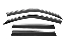 Subaru Forester 2008–2013 Vetrni deflektorji oken s kromirano letvijo Niken Luxury (4 kosi) fotografija 1