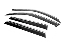 Subaru Forester 2008–2013 Vetrni deflektorji oken s kromirano letvijo Niken Luxury (4 kosi) fotografija 2