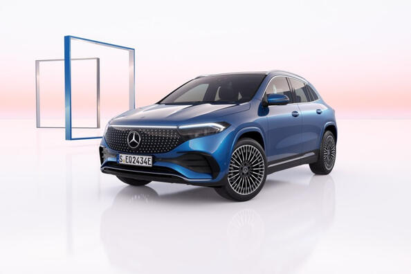Pregled Mercedes-Benz EQA: prenova crossoverja