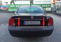 Volkswagen Passat B5 1997–2005 Nerjaveča okrasna letev roba prtljažnika SD 1996-2001 fotografija 1