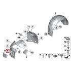 BMW serija 5 F10/F11 2010–2016 Notranji kolotek DPT (2013-2016, spredaj levo) fotografija 5