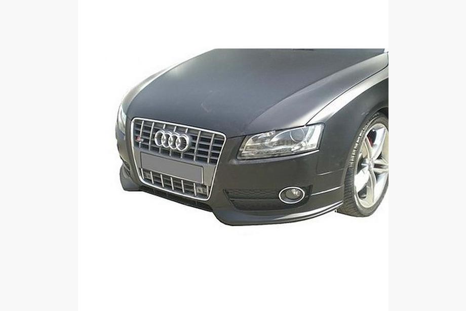 Audi A5 2007–2015 Lip spojler sprednjega odbijača DPT Flap (2007-2011, sijajno črna) Image