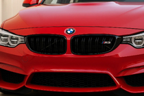 BMW serija 3 F30/F31 2012–2019 M-Look ledvični rešetki (za M3 F80, mat črna) fotografija 2