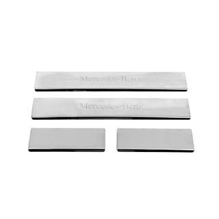 Carmos V1 okrasne letve pragov (4 kosi, nerjaveče jeklo) Mercedes ML W164 2005–2011 fotografija 2