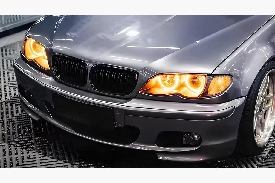 BMW serija 3 E46 1998–2006 M-Look DPT ledvički (za Coupe 2003-2006, črna visok sijaj) Image