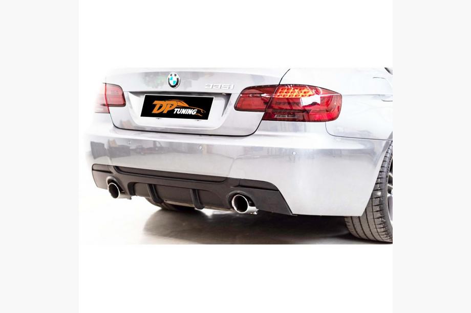 BMW serija 3 E92/E93 2006–2013 Difuzor zadnjega odbijača DPT (za E92 M-Sport, črna visok sijaj) Image