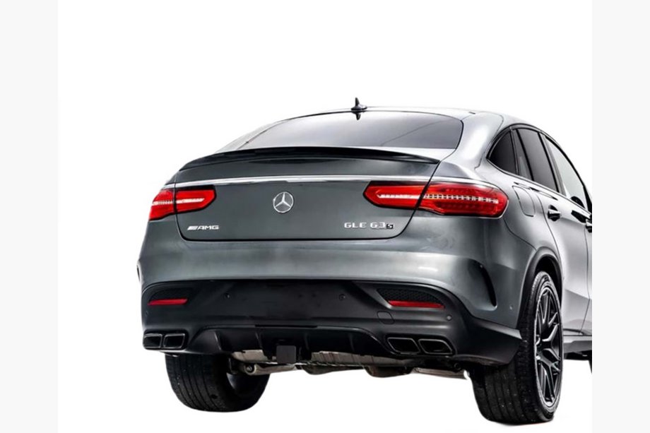 Mercedes GLE kupe C292 2015–2019 Spojler DPT (dizajn GLE43, črna visok sijaj) Image