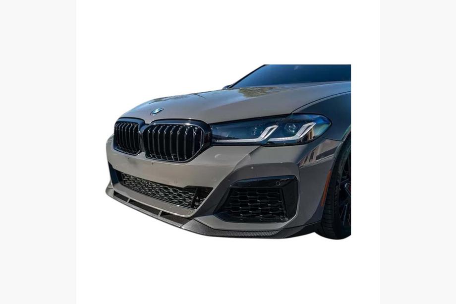 BMW serija 3 G20/G21 2018– Lip dodatek sprednjega odbijača Lip EuroCap V2 (za M-Performance 2022-, črna visok sijaj) Fotografija 2