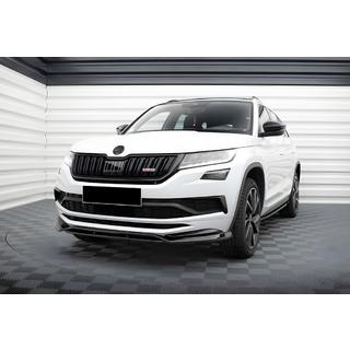 DPT sprednji lip spojler (črna visok sijaj) Skoda Kodiaq 2016–2023 fotografija 2
