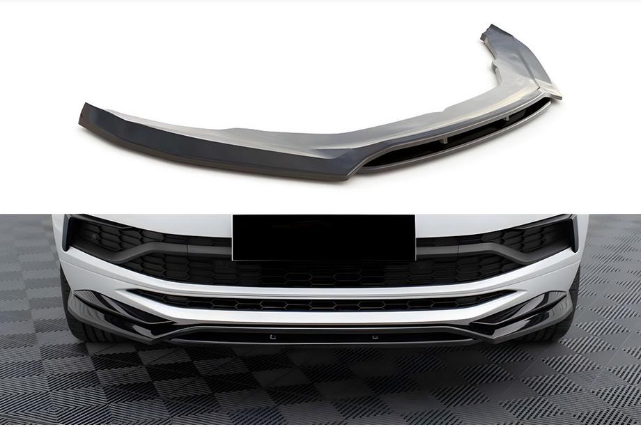 Skoda Kodiaq 2016–2023 DPT sprednji lip spojler (črna visok sijaj) Image