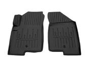 Jeep Patriot 2007–2016 Sprednji gumijasti tepihi za kabino Stingray 3D (2007–2016, ena pritrdilna sponka na voznikovem, 2 kosa) fotografija 1