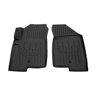 Sprednji gumijasti tepihi za kabino Stingray 3D (2007–2016, ena pritrdilna sponka na voznikovem, 2 kosa) Jeep Patriot 2007–2016