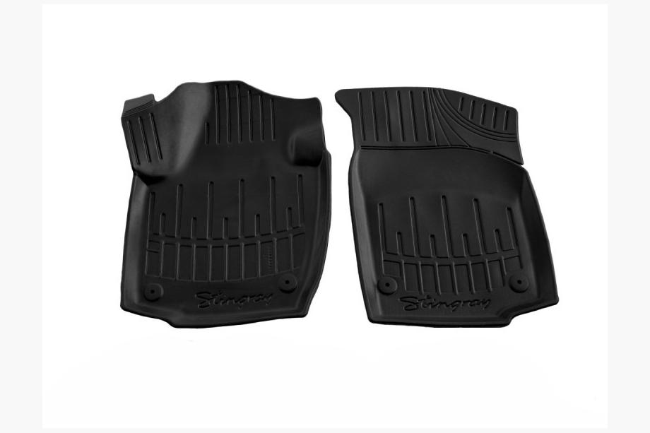 Skoda Rapid 2012–2019 Stingray 3D sprednje gumijaste preproge (2 kosa) Image