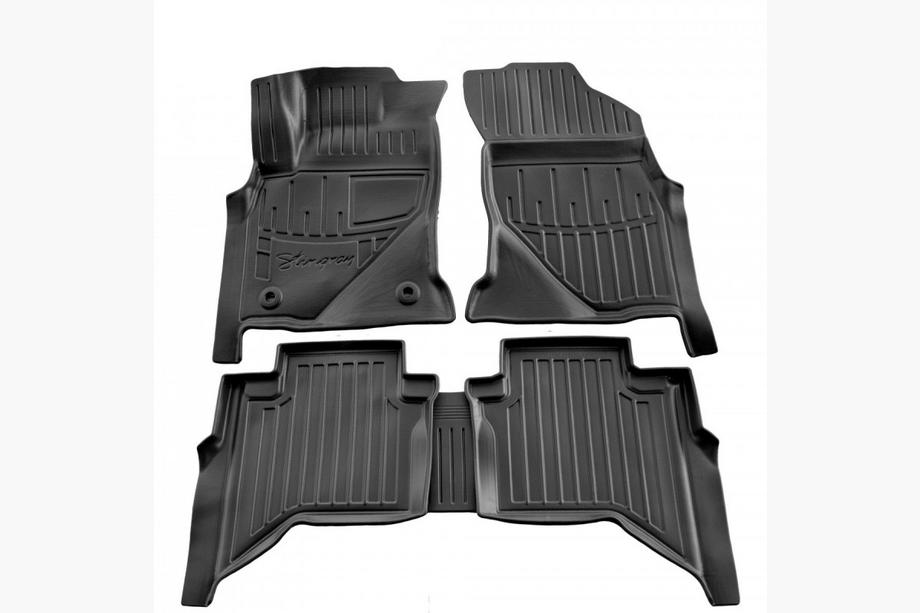 Toyota Hilux 2015– Gumijaste talne preproge Stingray 3D (Crew Cab, 5 kos) Image