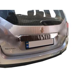 Polna letvica nad registrsko tablico (nerjavno jeklo) Dacia Duster 2008–2018 fotografija 1