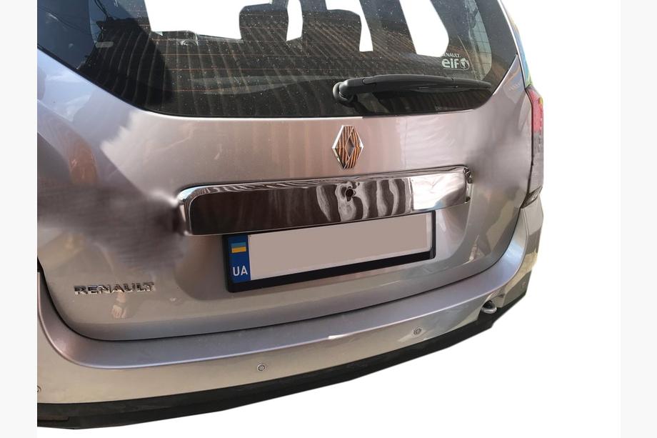 Renault Duster 2008–2017 Letvica nad registrsko tablico, enodelna (nerjaveče jeklo) Image