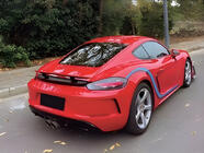 Porsche Boxster/Cayman 982 (718) 2016– GT3 komplet karoserijskega bodykita fotografija 2