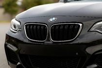 BMW serija 2 F22/F23 2014–2021 M-Look ledvični rešetki (črni sijaj s krom obrobo) fotografija 1