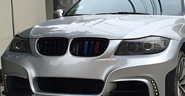 BMW serija 3 E90/E91 2005–2011 Ledvične rešetke M-Look (za E-90/91 2008-2012, M-Color) fotografija 3