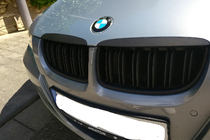 BMW serija 3 E90/E91 2005–2011 Ledvičke M-Look (za E-90/91 2005-2008, mat črna) fotografija 1