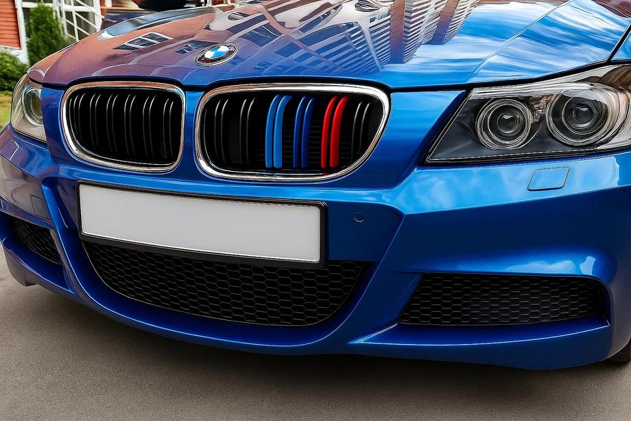 BMW serija 3 E90/E91 2005–2011 M-Look ledvične maske (za E-90/91 2008-2011, M-Color s kromiranim robom) Image