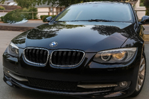 BMW serija 3 E92/E93 2006–2013 M-Look ledvični maski (za 2010-2013, sijaj črna s krom obrobo) fotografija 1