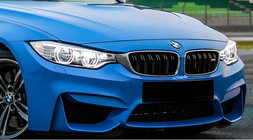 BMW serija 3 F30/F31 2012–2019 M-Look ledvični rešetki (črni sijaj s krom obrobo) fotografija 1