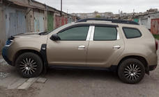 Dacia Duster 2008–2018 Letvice stebričkov vrat (6 kos, nerjavno jeklo) fotografija 1