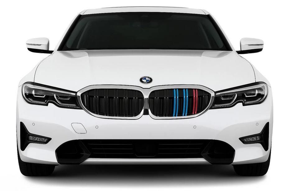 BMW serija 3 G20/G21 2018– Ledvične rešetke M-Look V2 (2018-2022, M-Color s kromiranim robom) Image