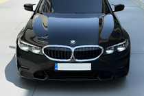 BMW serija 3 G20/G21 2018– Ledvične maske 1 Bar (2018-2022, sijaj črna s kromiranim robom) fotografija 1