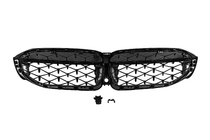 BMW serija 3 G20/G21 2018– Ledvične maske Diamond Black (2018-2022, črn rob) fotografija 6