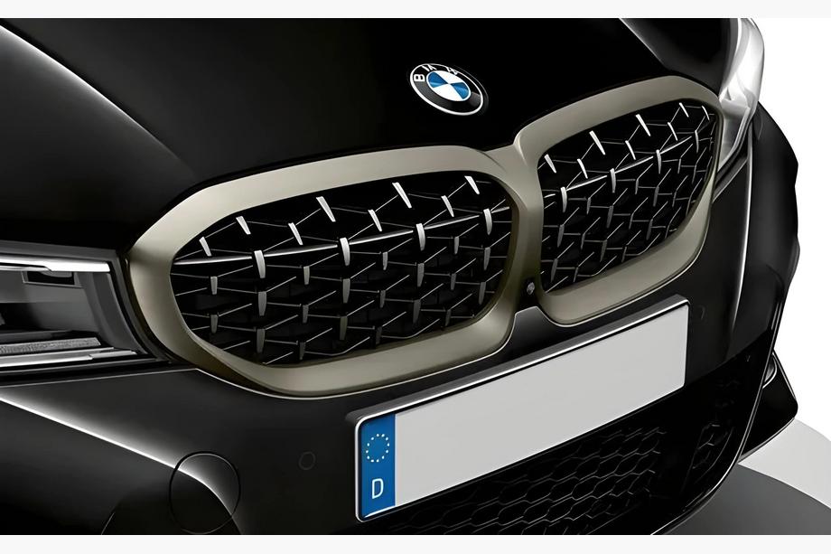 BMW serija 3 G20/G21 2018– Ledvični mrežici Diamond Silver (2018-2022, mat krom obroba) Image