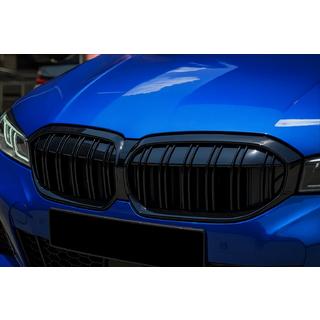 M-Look ledvične rešetke (2022+, sijajno črna) BMW serija 3 G20/G21 2018– fotografija 1