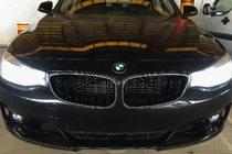 BMW serija 3 F34 2013–2020 M-Look ledvični rešetki (črni sijaj s krom obrobo) fotografija 1