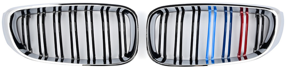 BMW serija 3 F34 2013–2020 Ledvične rešetke M-Look (M-Color s kromiranim robom) fotografija 2