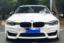 BMW serija 4 F32/F33/F36 2012–2020 M-Look ledvični rešetki (črni sijaj s krom obrobo) fotografija 1