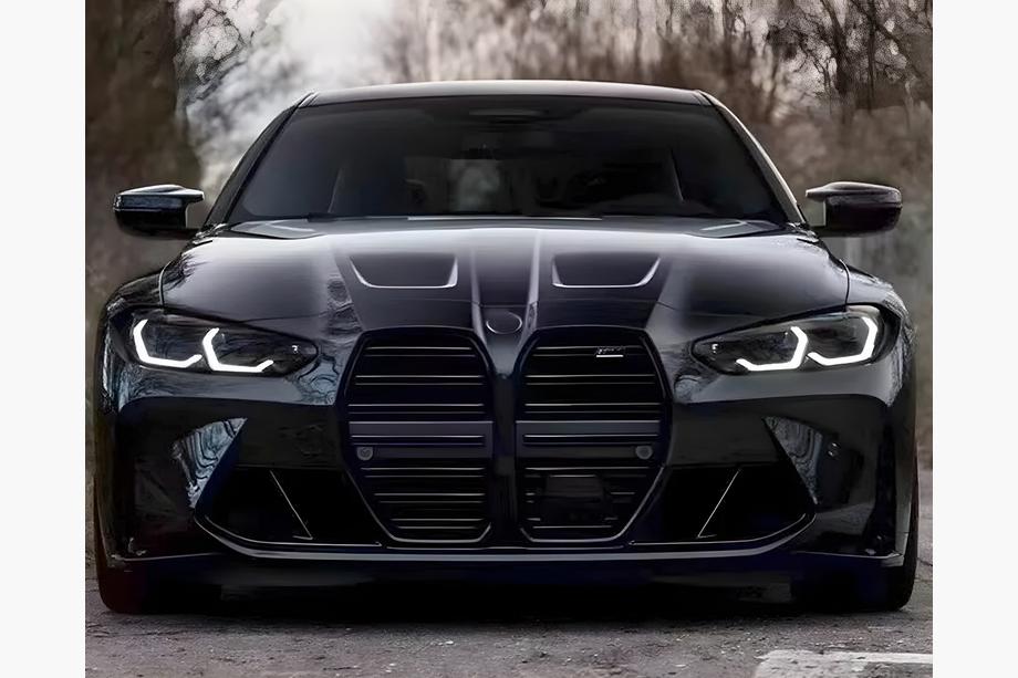 BMW serija 4 G22/23/26 2020– M-Look ledvične rešetke (za G26, mat črna) Image