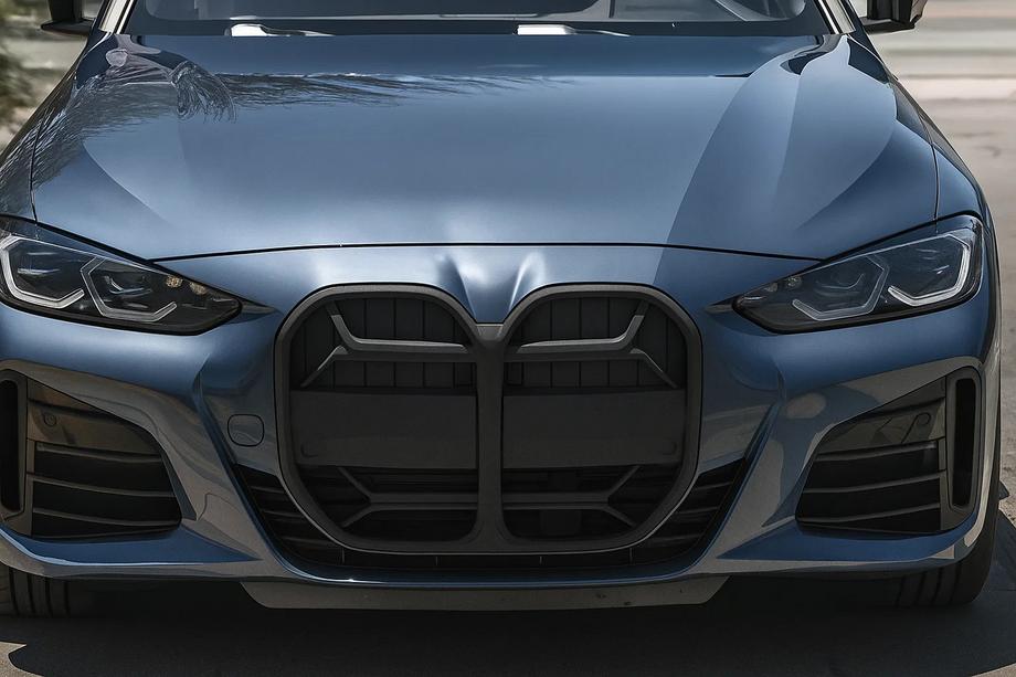 BMW serija 4 G22/23/26 2020– CS-Style ledvične mrežice (za G26, mat črna) Fotografija 1