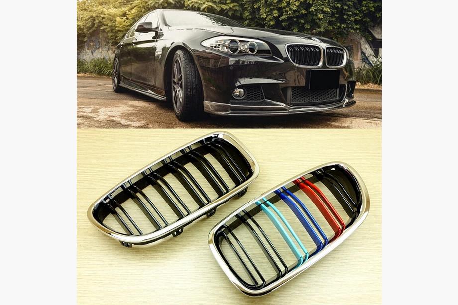 BMW serija 5 F10/F11 2010–2016 Ledvične rešetke M-Look (M-Color s kromiranim robom) Fotografija 3